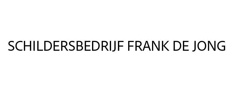 Shirtsponsor Schildersbedrijf Frank de Jong